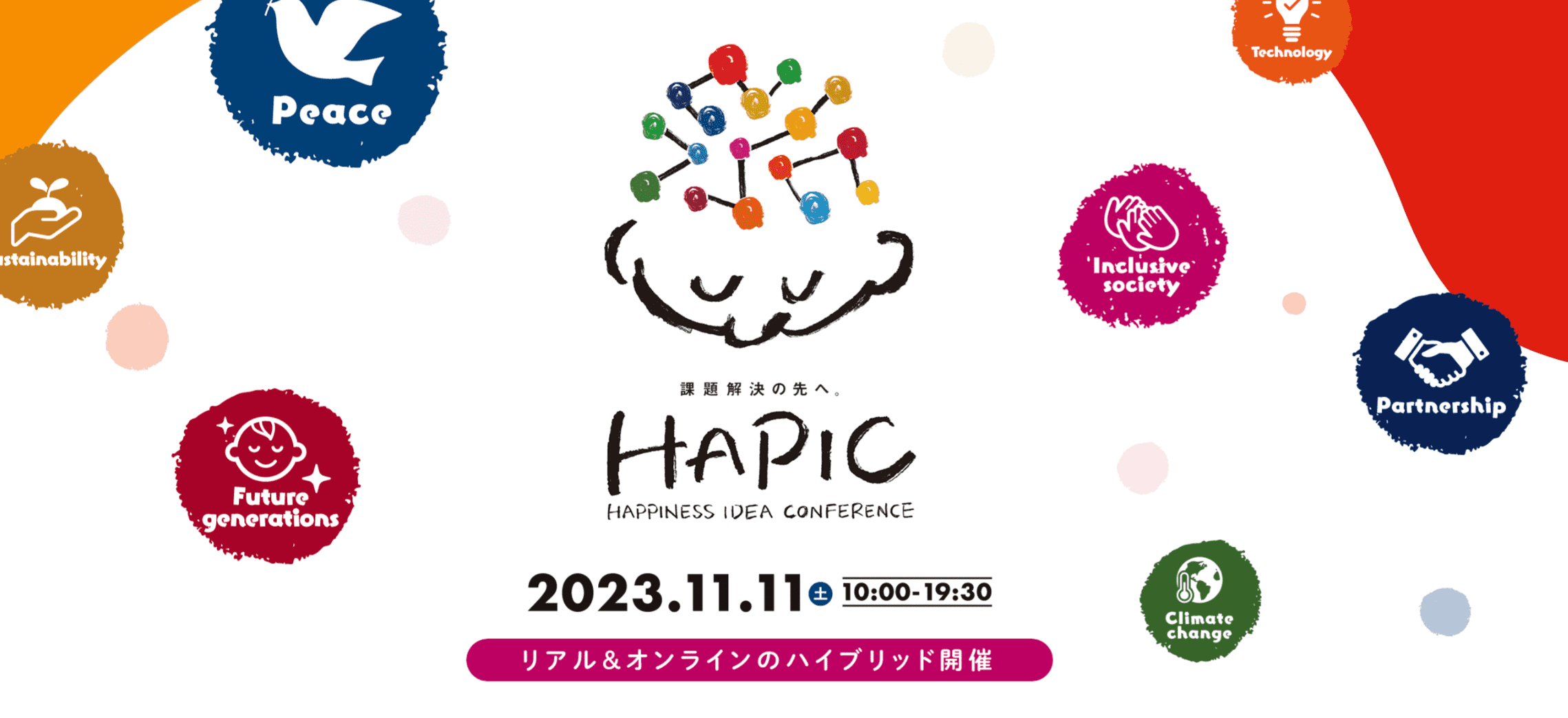 【高校生無料】みんなで未来を創造する、 参加型アイデアカンファレンス HAPIC(ハピック)