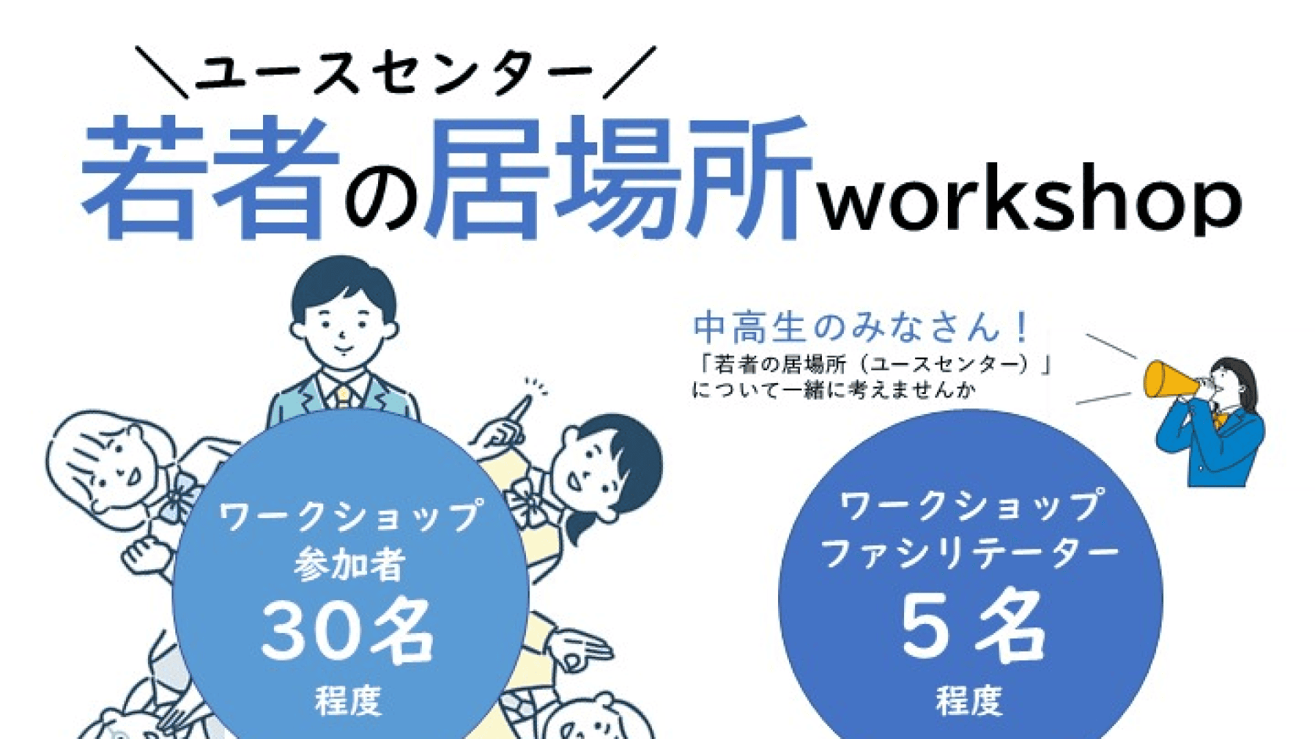 「若者の居場所(ユースセンター）」を考えるワークショップ