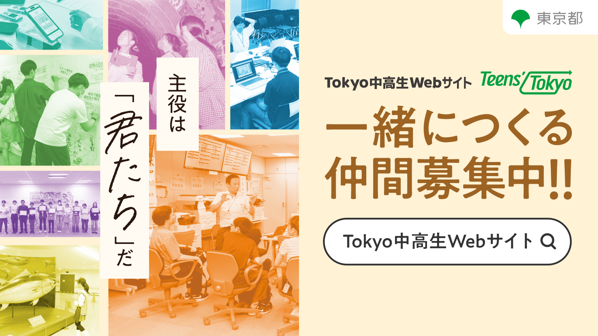 中高生Webサイト制作メンバー募集 | Teens’Tokyo